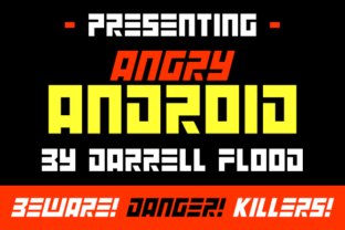 Angry Android: A Futuristic Font for Bold Campaigns