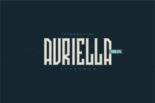 Avriella: A Striking Display Font for Crafters and Creators