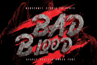 Bad Blood: A Bold and Chaotic Typeface for Edgy Campaigns