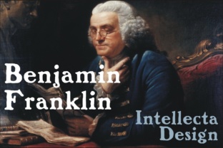 Benjamin Franklin: A Distressed Vintage Font for Marketers