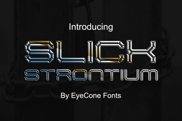 Boost Your Brand with Slick Strontium: A Shiny Display Font