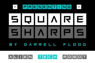 Boost Your Campaign with Squaresharps: A Futuristic Font