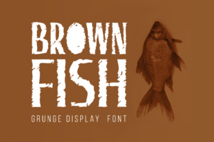Brown Fish: A Playful Display Font for Creative Projects