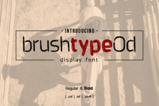 Brushtype Od: A Versatile Display Font for Creative Marketers