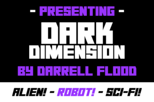 Dark Dimension: A Futuristic Font for Modern Brands