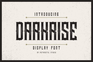 Darkrise: The Bold Font for Creative Makers