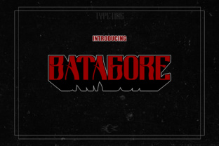 Discover Batagore: A Bold and Expressive Display Font