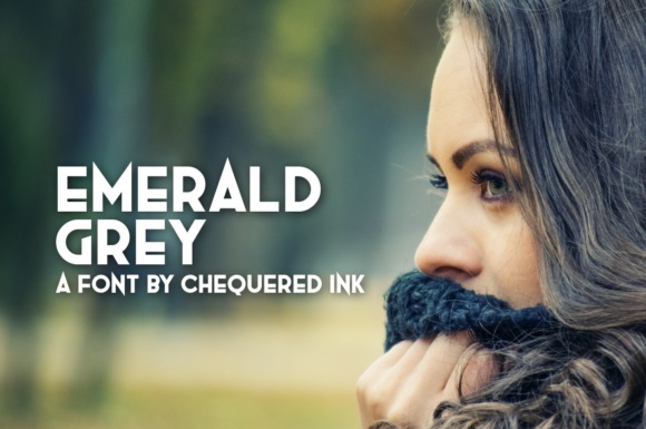 Emerald Grey: A Spiky Techno Font for Bold Editorial Design