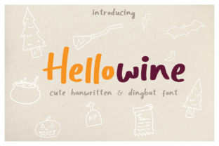 Enhance Your Brand with Hellowine: A Charming Handwritten Font
