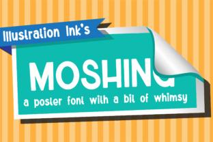 Enhance Your Brand with Moshing: A Whimsical Display Font