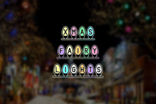 Enhance Your Publications with Xmas Fairy Lights Font