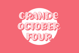 Grande October Four: A Striking Display Font for Marketers