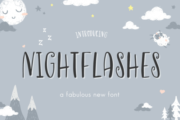 Introducing Nightflashes: A Whimsical Font for Editorial Design