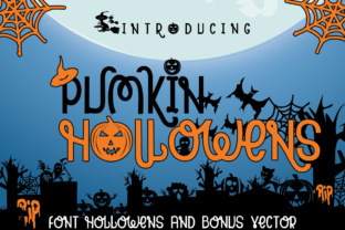 Pumpkin Hollowens: A Spooky Font for Halloween Campaigns