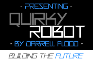 Quirky Robot: A Versatile Display Font for Creative Projects