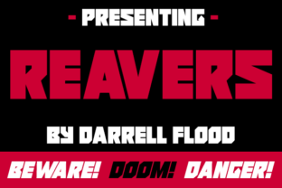 Reavers: A Sci-Fi Font for Modern Branding