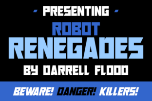 Robot Renegades: A Futuristic Font for Modern Branding