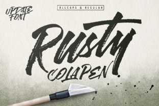 Rusty Cola Pen: A Hand Painted Typeface for Stunning Design