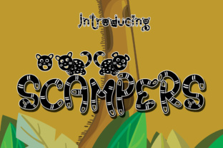 Scampers: A Playful Yet Premium Font Choice