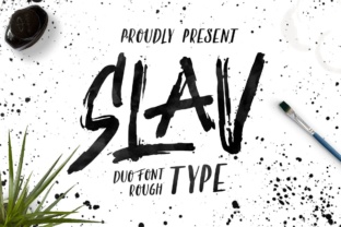 Slav: The Bold Brush Font for Unforgettable Campaigns