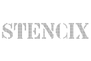 Stencix: A Unique Display Font for Editorial Design
