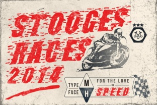 Stooges Races: A Charming Vintage Display Font for Crafters