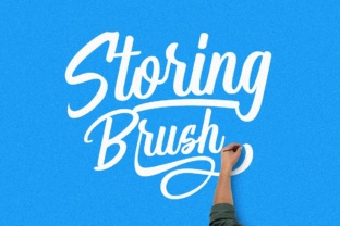 Storing Brush: A Striking Typeface for Editorial Design