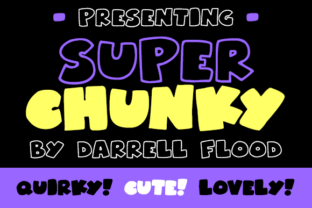 Superchunky: A Playful Font for Engaging Content