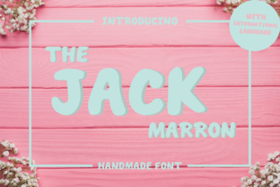 The Jack Marron: A Bold and Stylish Display Font