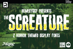 Transform Your Brand with Screature: A Bold Display Font